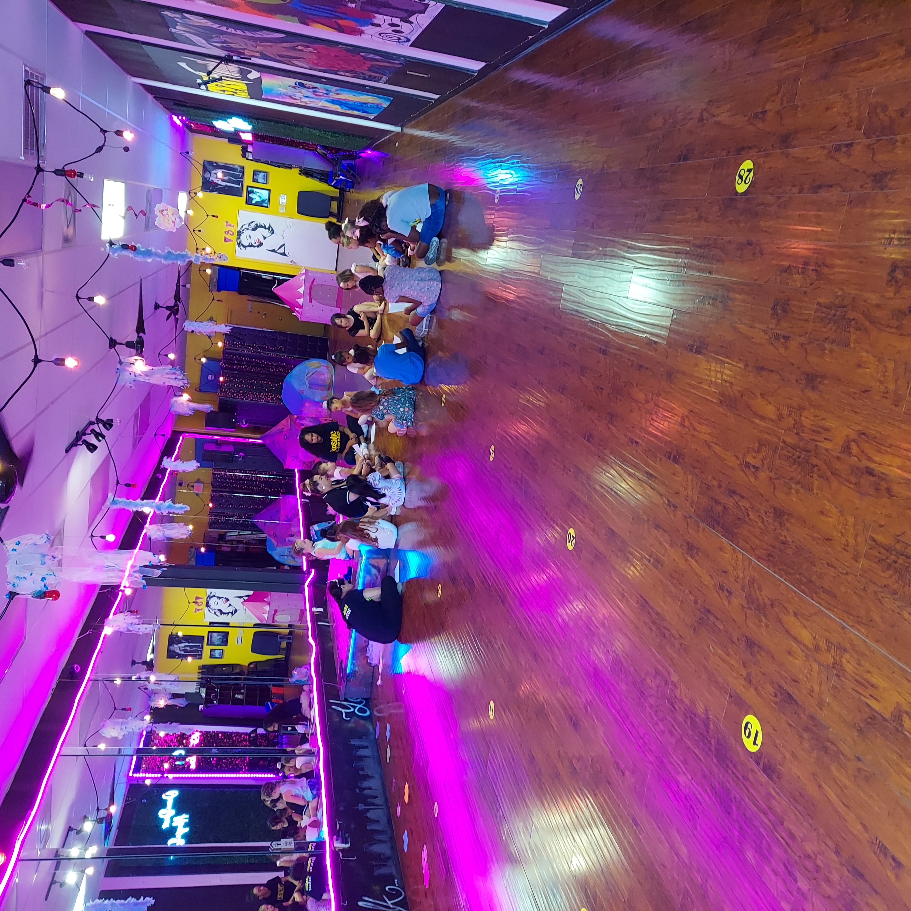 Kids enjoying a creative camp activity at SMASH Dance Studio