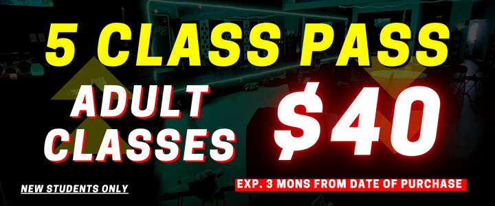 Five adult classes for forty dollars