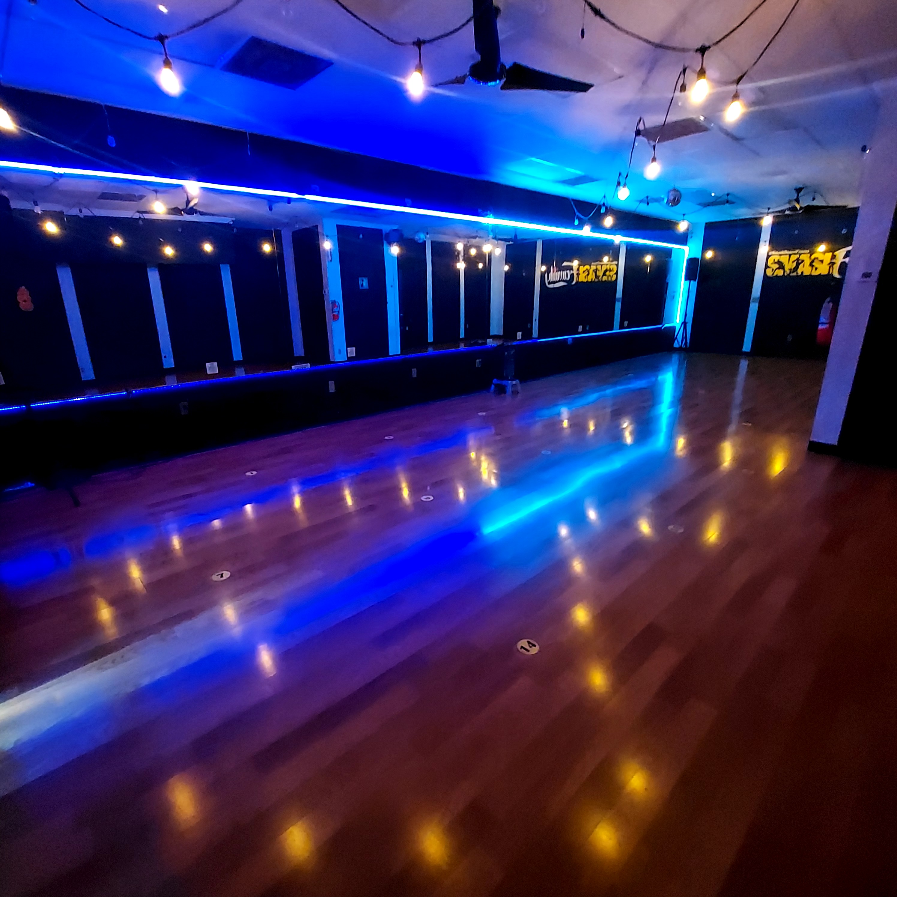 Interior of SMASH Dance Studio