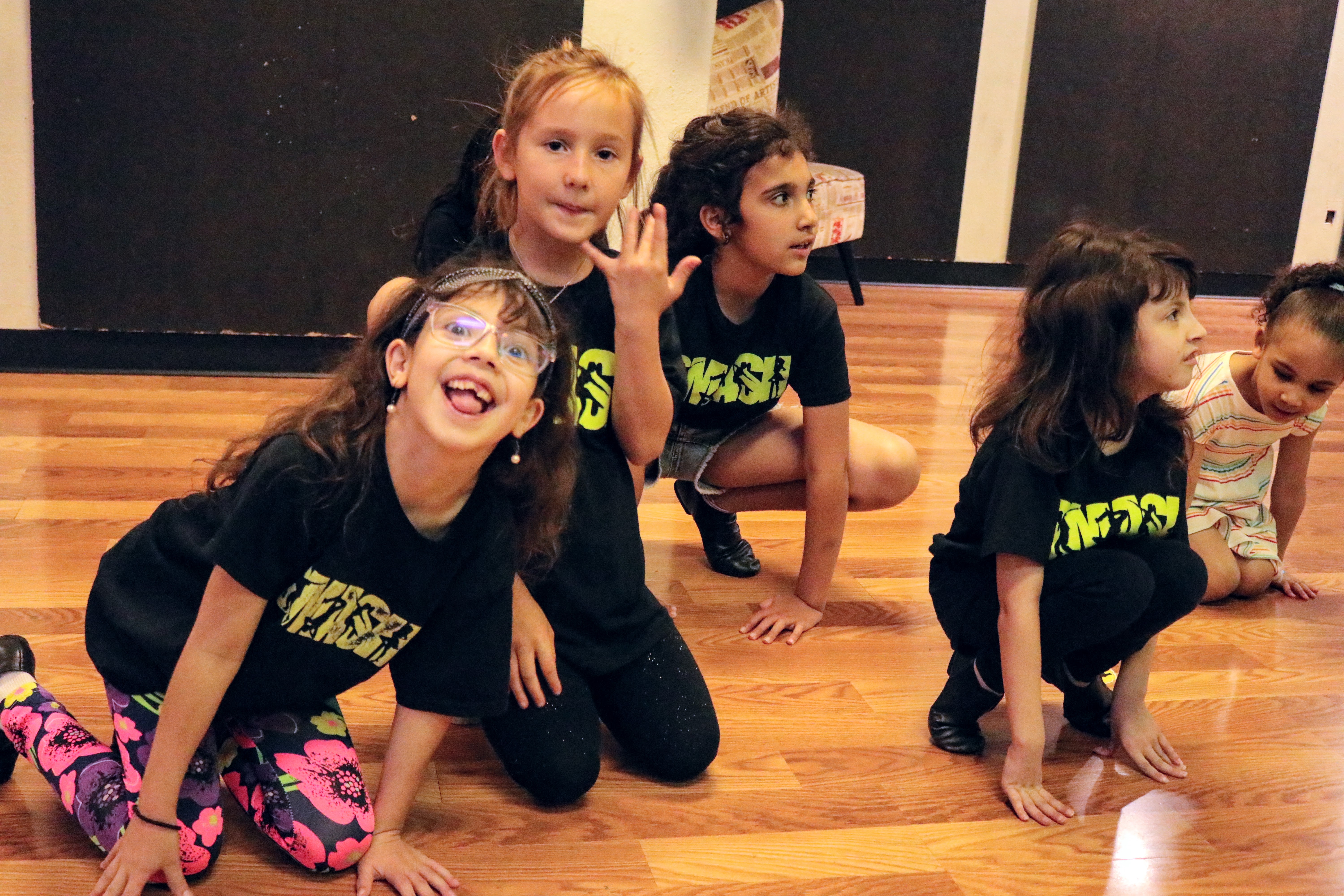 Kids enjoying dance class at SMASH