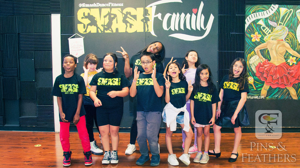 SMASH Dance students smiling together