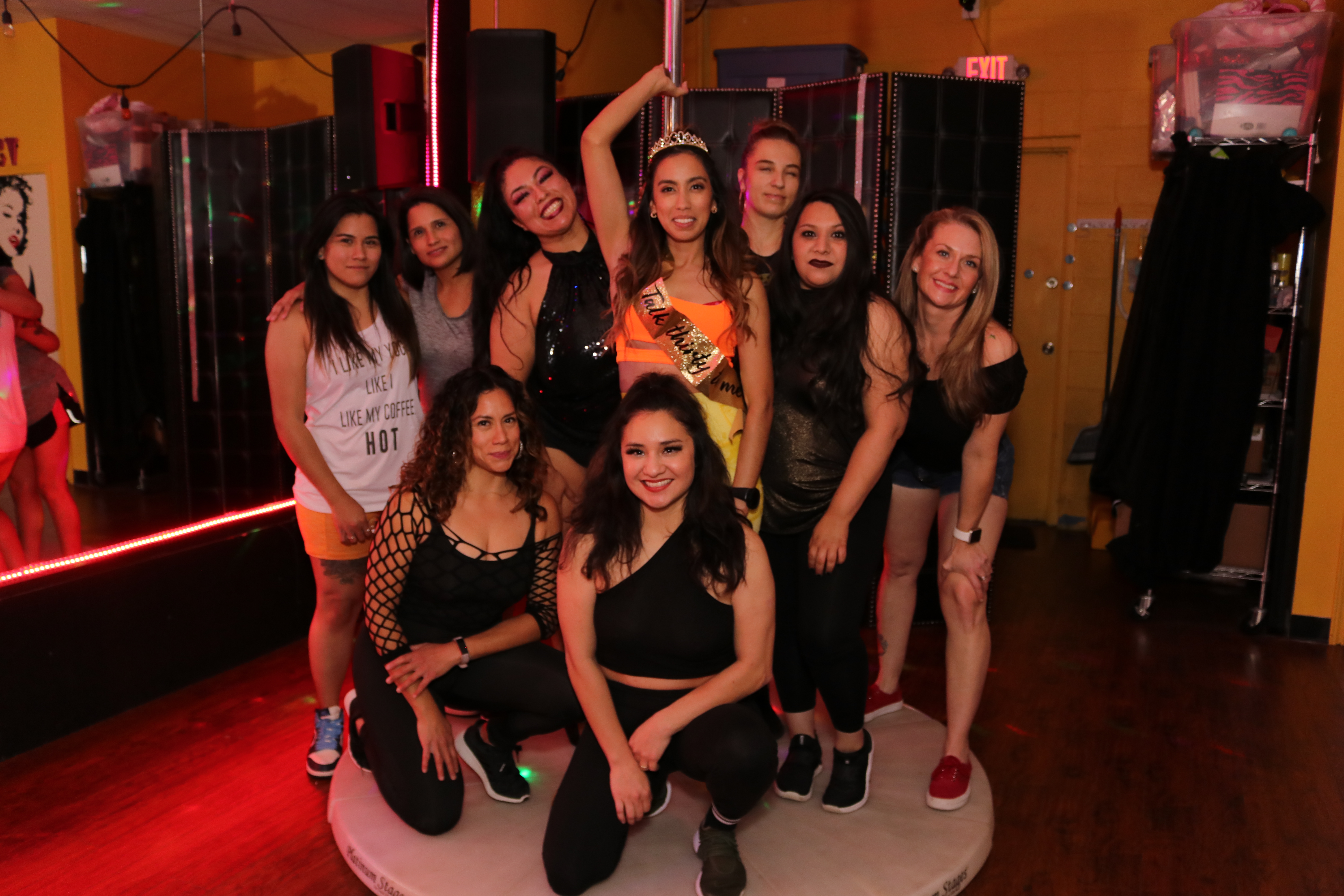 Guests celebrating at a SMASH Dance party