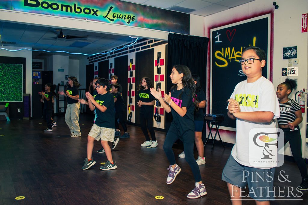 Project SMASH students dancing together