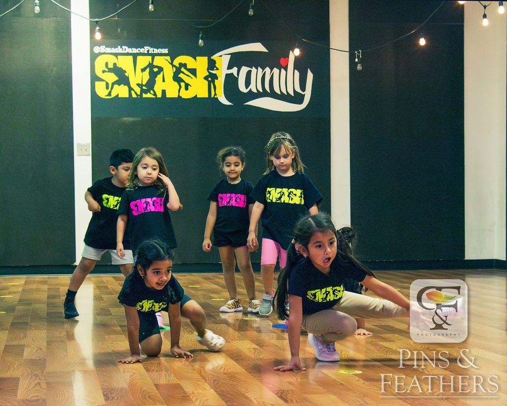 Young dancers performing at the studio