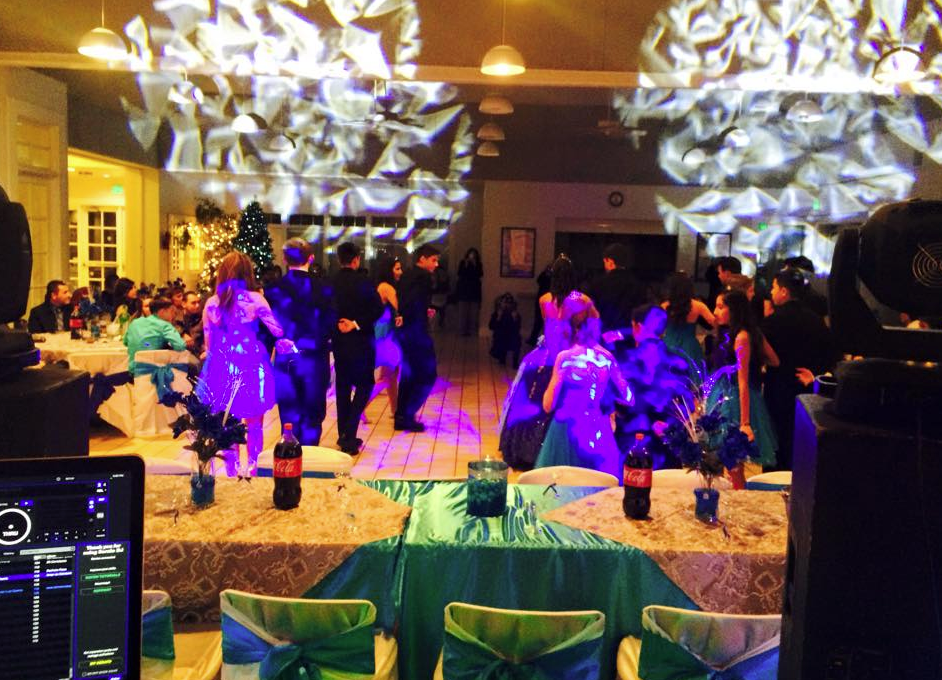 Quinceañera guests dancing