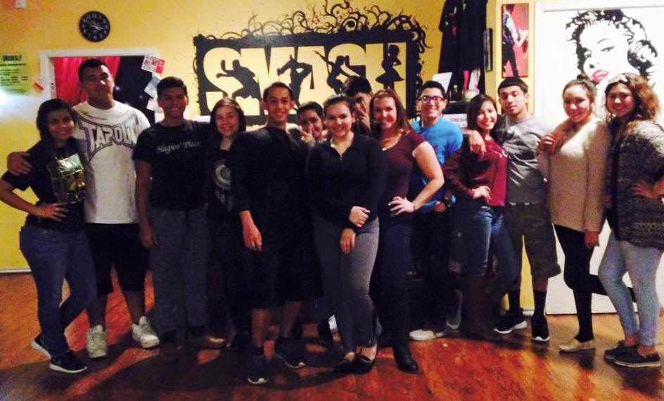 Quinceañera choreography students at SMASH
