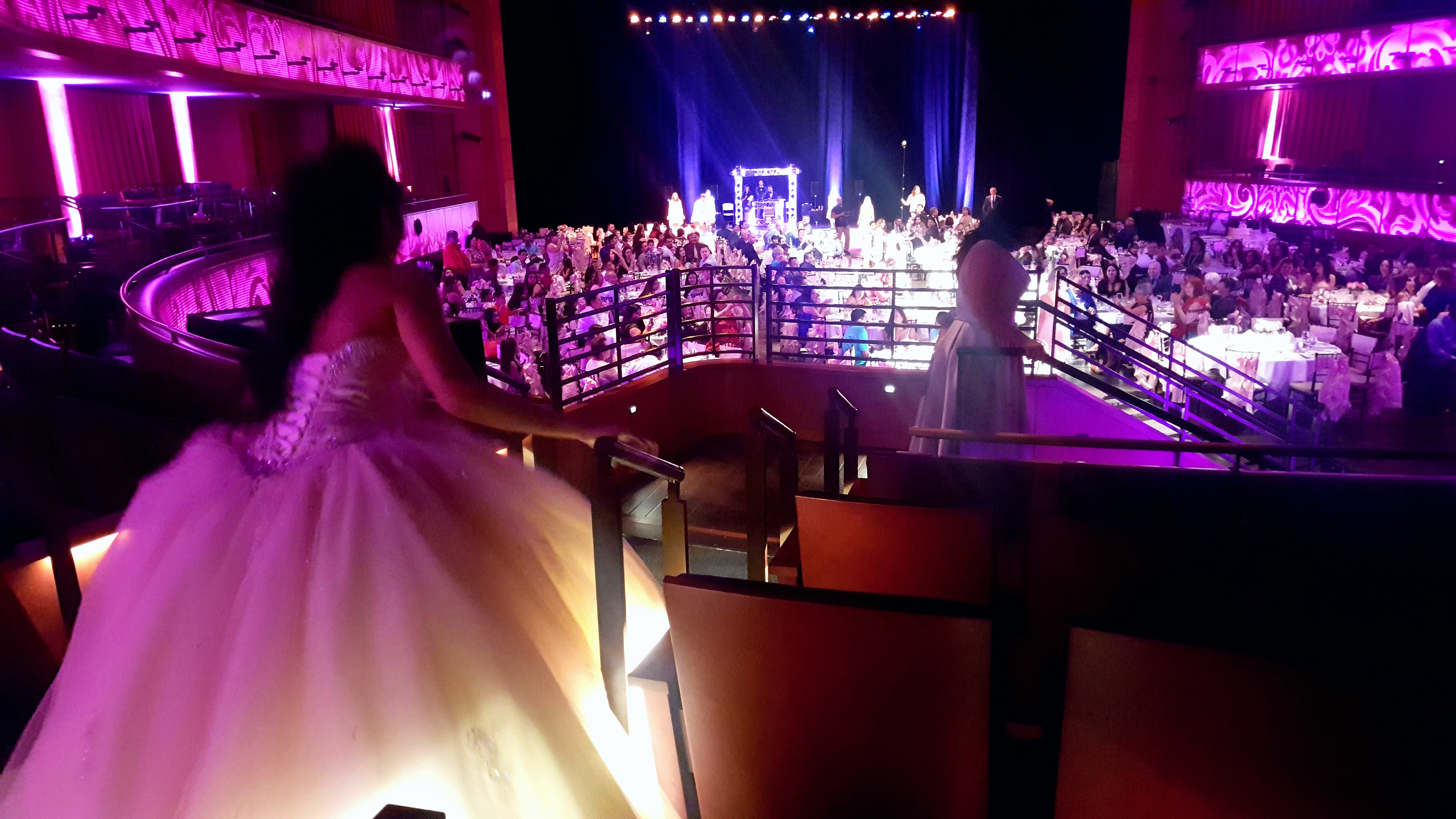 Quinceañera celebration at a ballroom