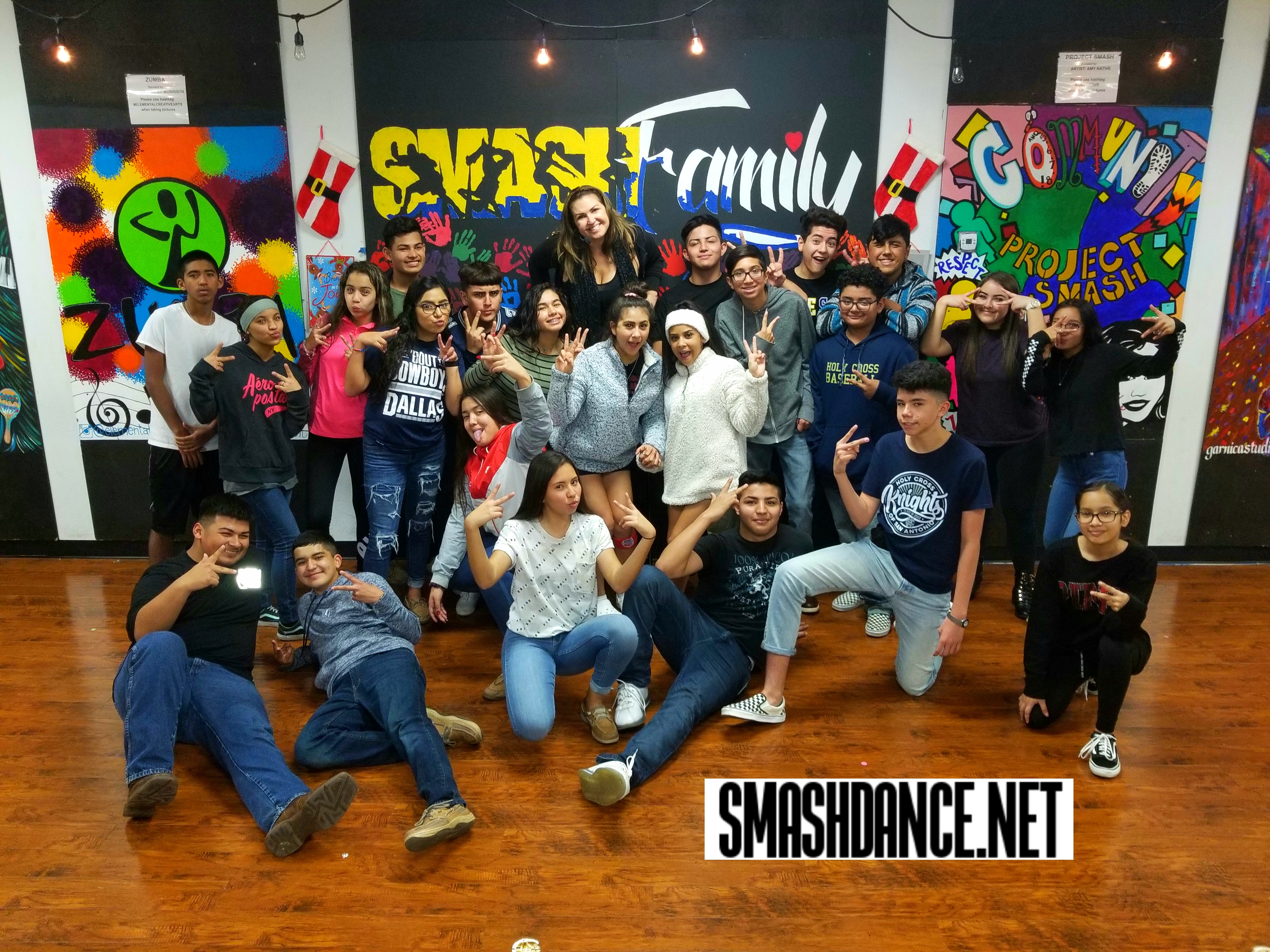 Quinceañera dance group at SMASH